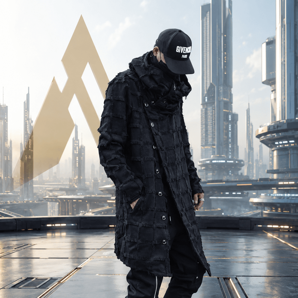 Techwear Hooded Lightweight Windbreaker Coat Men - ATLAS 1