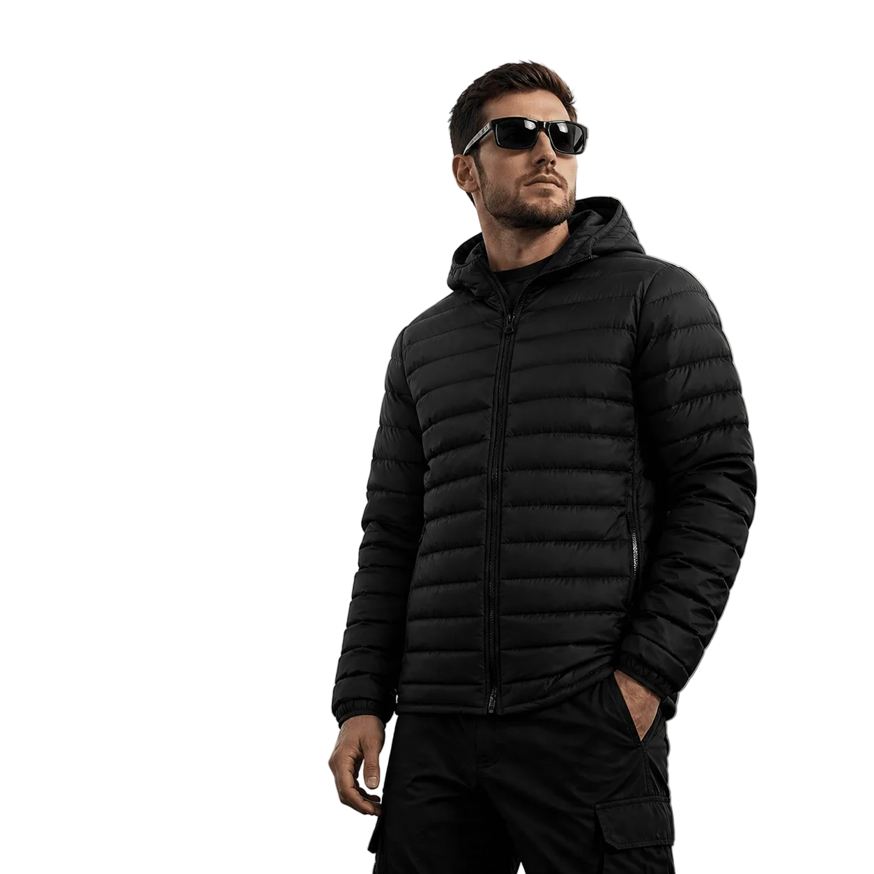 Techwear Lightweight Windproof Cotton Jacket Men - ATLAS 1 - Techwear Store