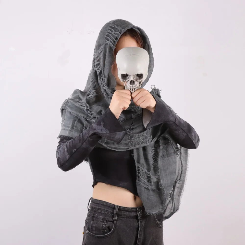 Techwear Medieval Hooded Cloak Viking Renaissance Cape - ATLAS 1