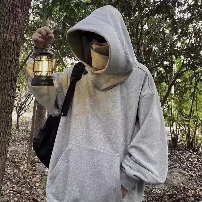 Techwear Ninja Turtleneck Oversized Hoodie Men - ATLAS 1 - Techwear Store
