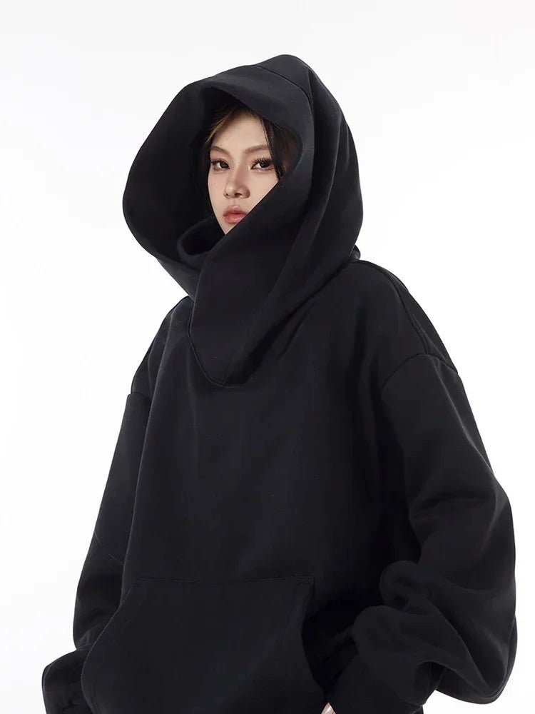Techwear Ninja Turtleneck Oversized Hoodie Men - ATLAS 1 - Techwear Store