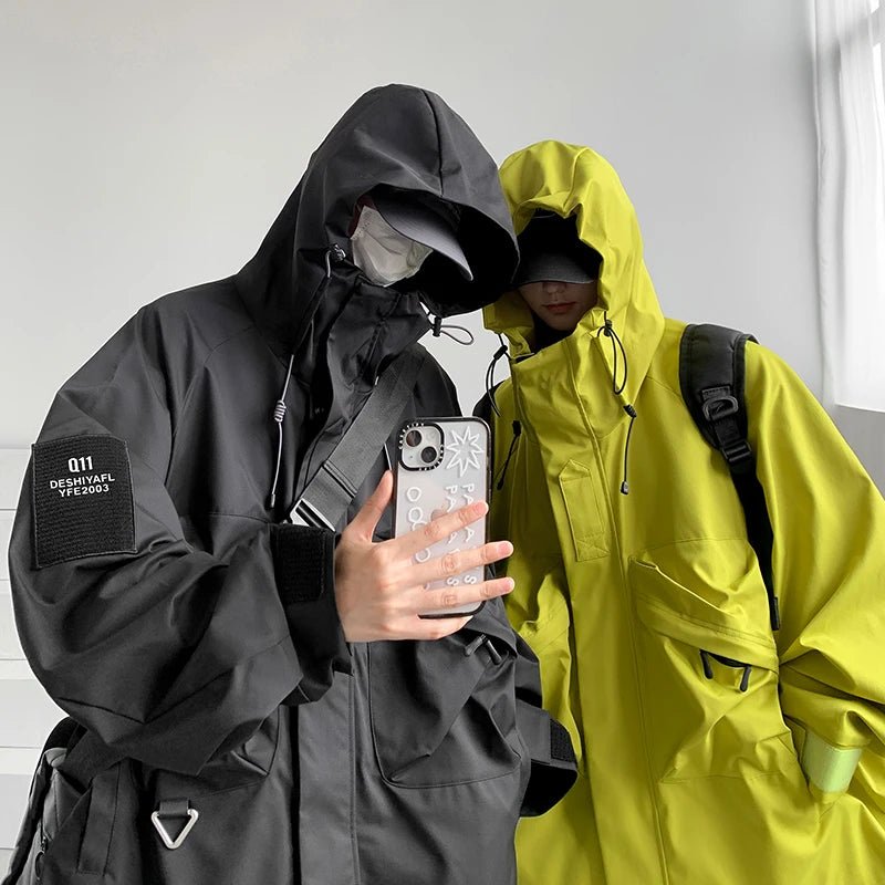 Techwear Oversize Cargo Waterproof Street Jacket - ATLAS 1