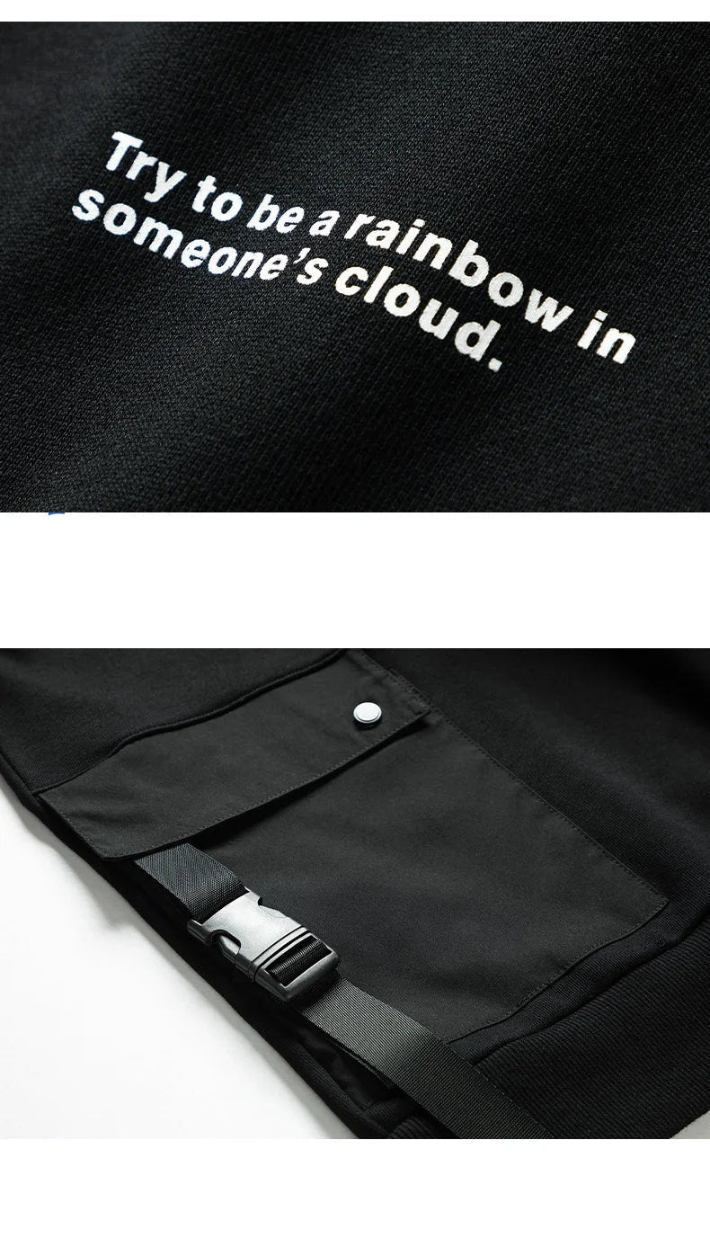 Techwear Oversize Hip Hop Street Hoodie Men - ATLAS 1