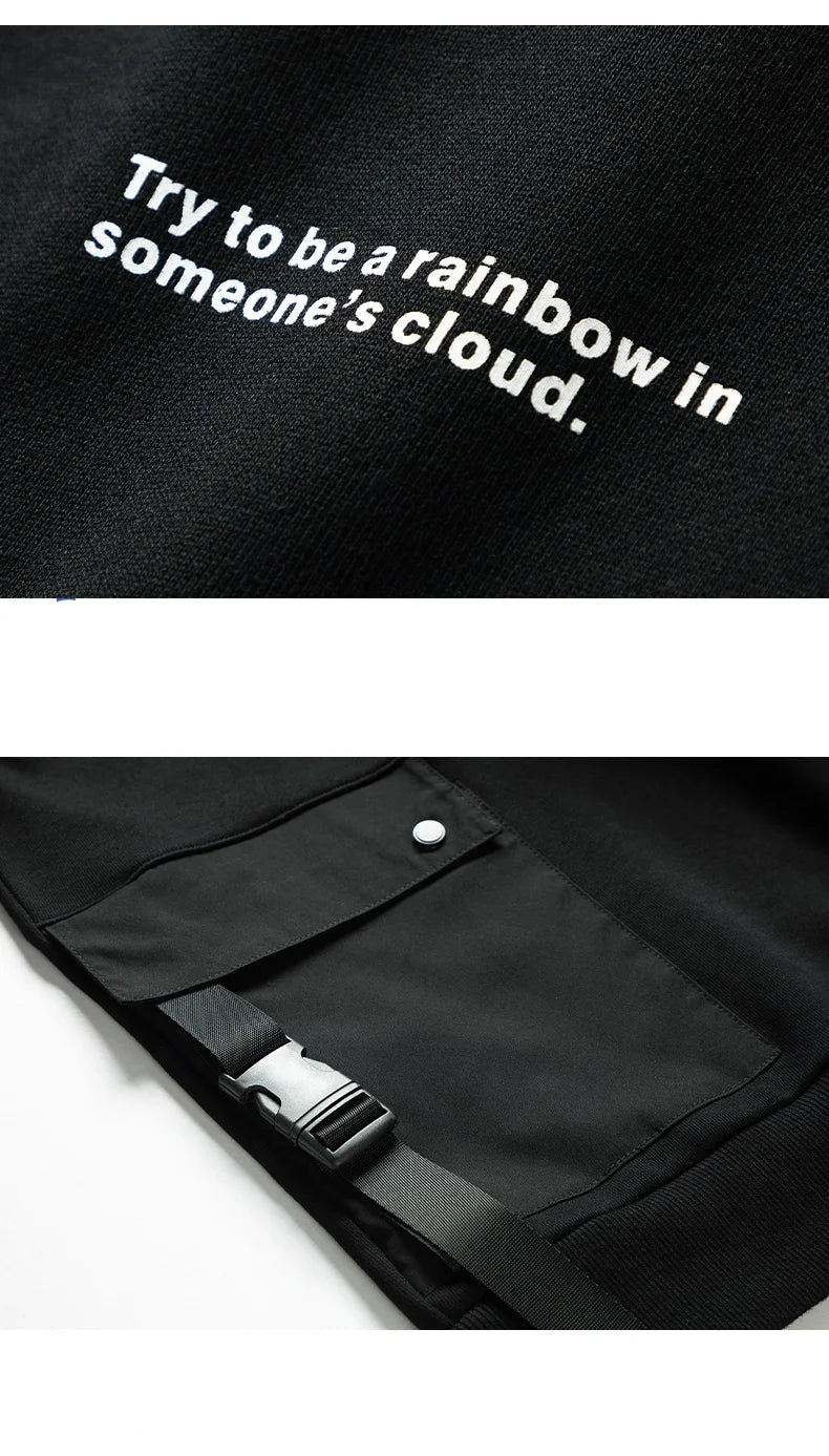 Techwear Oversize Hip Hop Street Hoodie Men - ATLAS 1