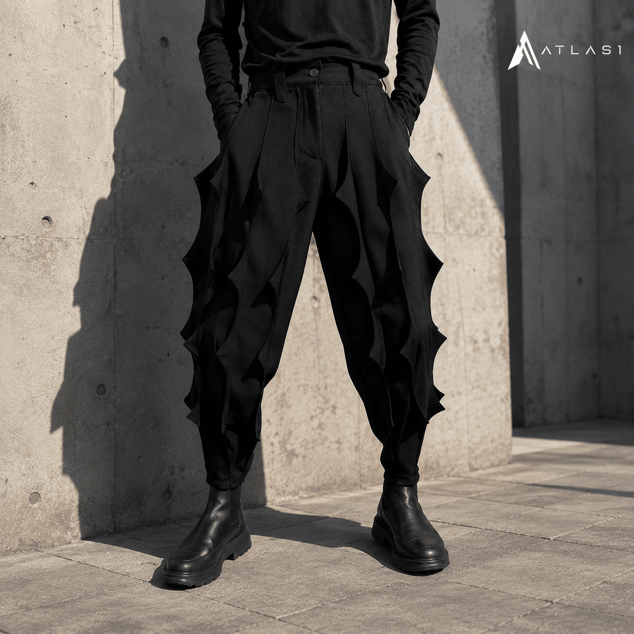 Techwear Punk Harem Streetwear Pants - ATLAS 1