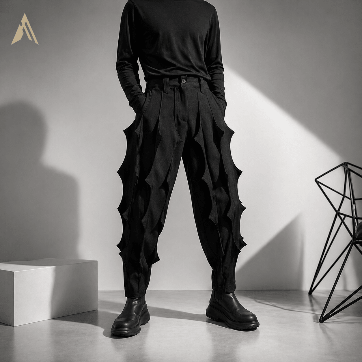 Techwear Punk Harem Streetwear Pants - ATLAS 1 - Techwear Store