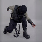 Techwear Punk Hollow Out Cotton Arm Warmers - ATLAS 1
