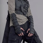 Techwear Punk Hollow Out Cotton Arm Warmers - ATLAS 1