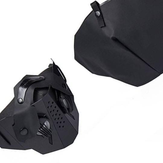 Techwear Streetwear Cotton Black Bucket Hat - ATLAS 1