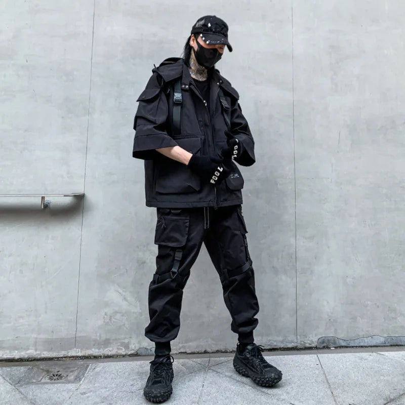Techwear Streetwear Tactical Hooded Winter Jacket - ATLAS 1