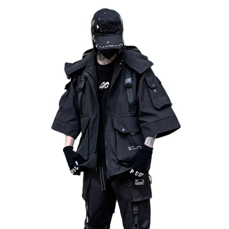 Techwear Streetwear Tactical Hooded Winter Jacket - ATLAS 1