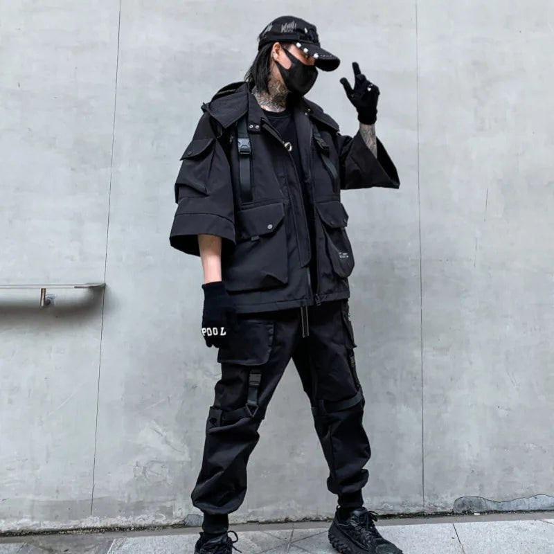 Techwear Streetwear Tactical Hooded Winter Jacket - ATLAS 1