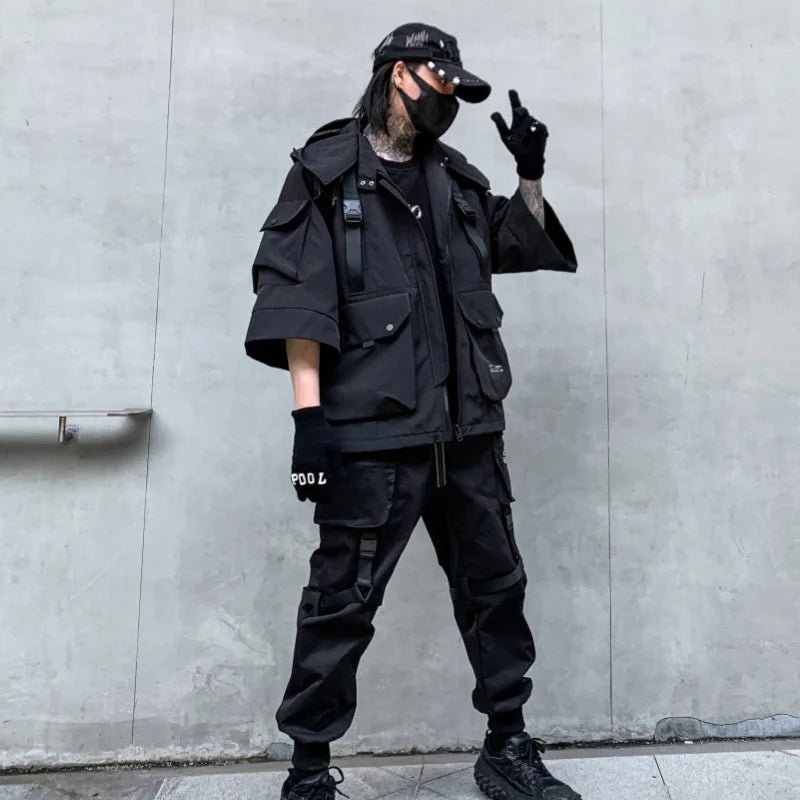 Techwear Streetwear Tactical Hooded Winter Jacket - ATLAS 1