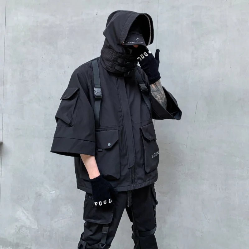 Techwear Streetwear Tactical Hooded Winter Jacket - ATLAS 1