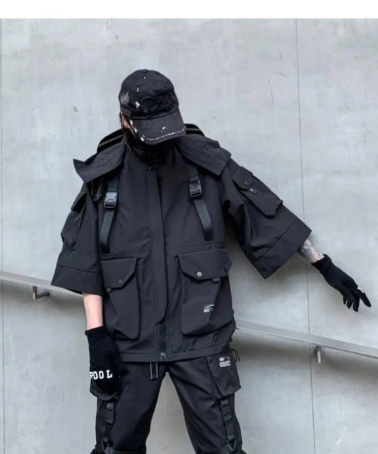 Techwear Streetwear Tactical Hooded Winter Jacket - ATLAS 1