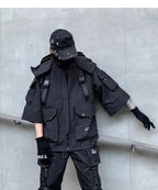 Techwear Streetwear Tactical Hooded Winter Jacket - ATLAS 1