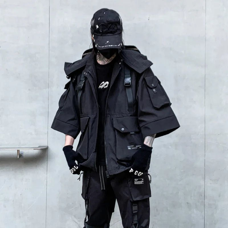Techwear Streetwear Tactical Hooded Winter Jacket - ATLAS 1