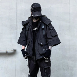 Techwear Streetwear Tactical Hooded Winter Jacket - ATLAS 1