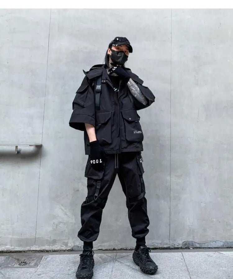 Techwear Streetwear Tactical Hooded Winter Jacket - ATLAS 1