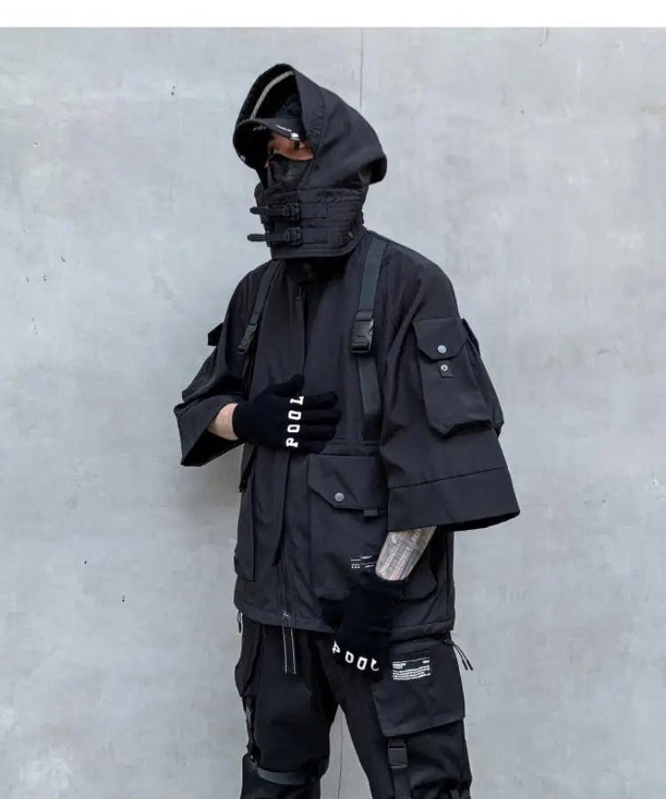 Techwear Streetwear Tactical Hooded Winter Jacket - ATLAS 1