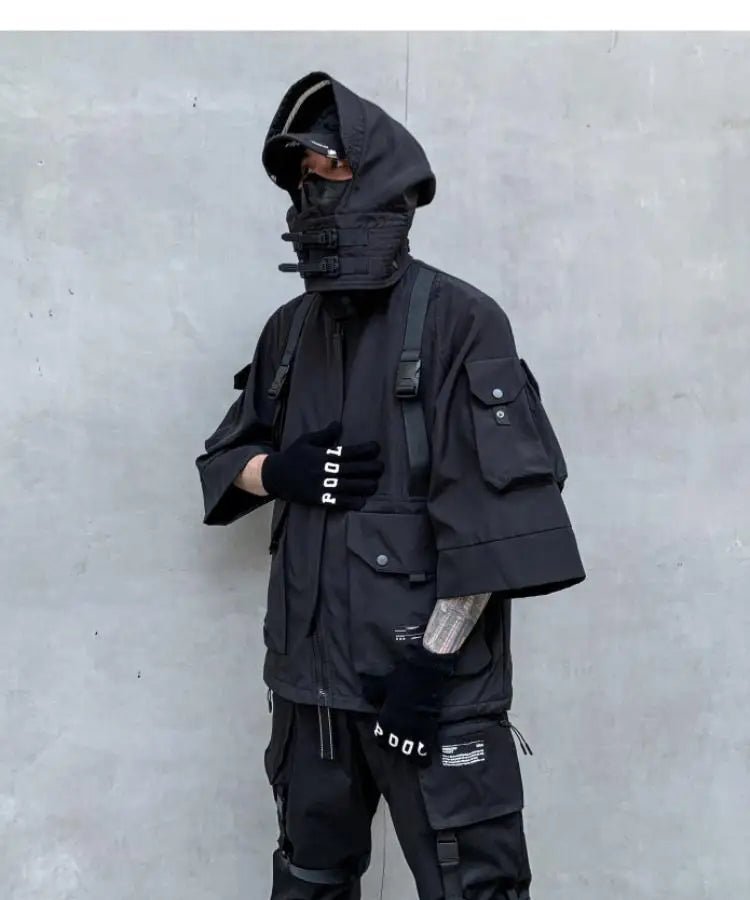 Techwear Streetwear Tactical Hooded Winter Jacket - ATLAS 1