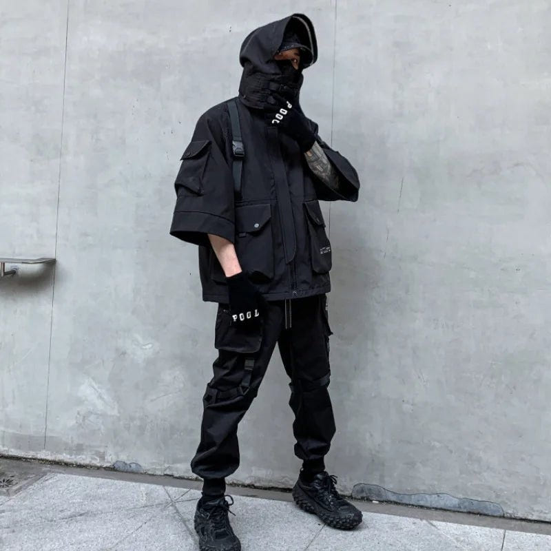 Techwear Streetwear Tactical Hooded Winter Jacket - ATLAS 1