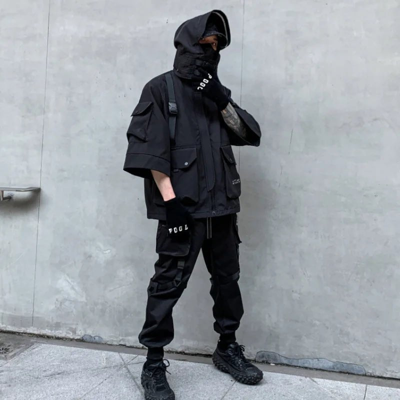 Techwear Streetwear Tactical Hooded Winter Jacket - ATLAS 1