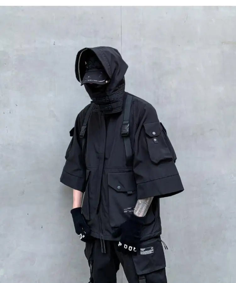Techwear Streetwear Tactical Hooded Winter Jacket - ATLAS 1