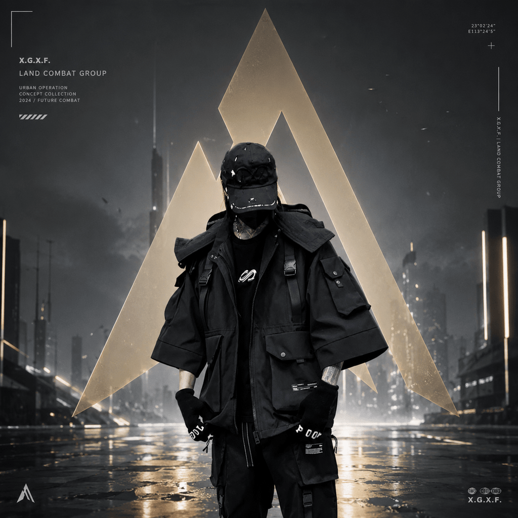 Techwear Streetwear Tactical Hooded Winter Jacket - ATLAS 1