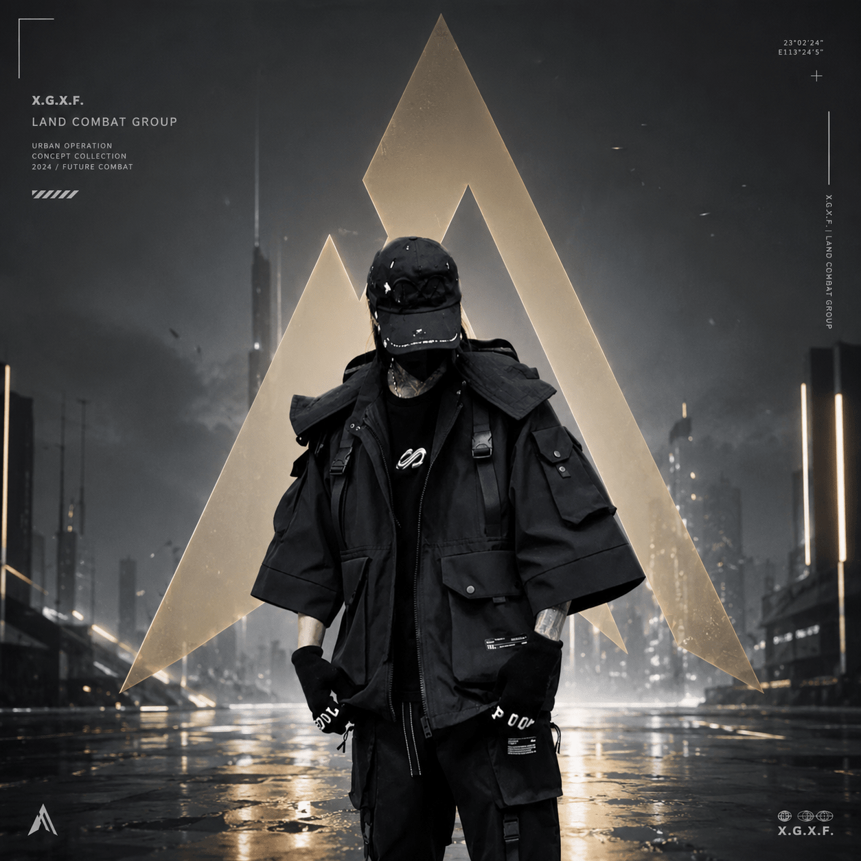 Techwear Streetwear Tactical Hooded Winter Jacket - ATLAS 1