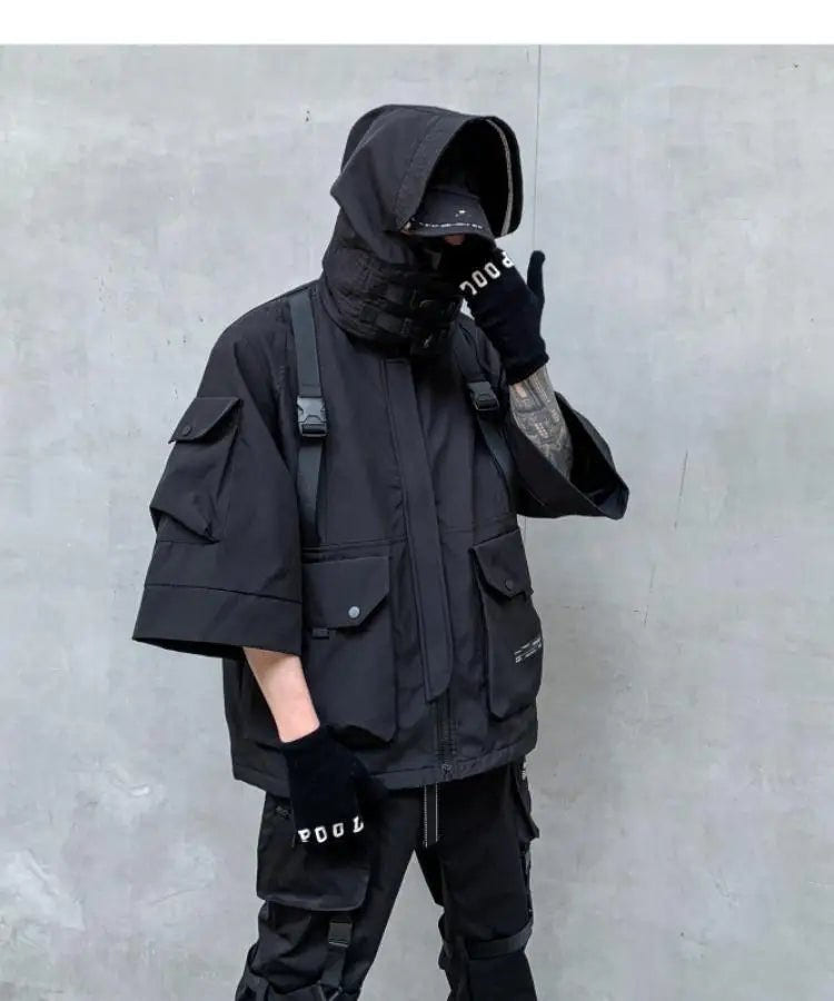 Techwear Streetwear Tactical Hooded Winter Jacket - ATLAS 1