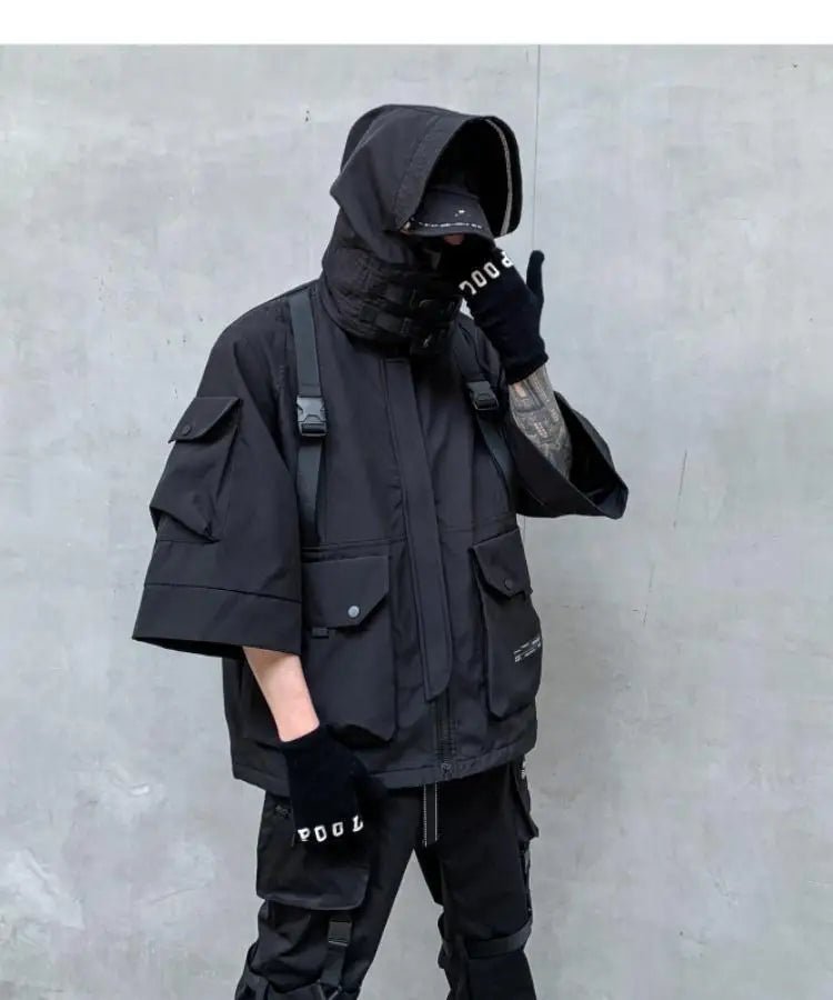 Techwear Streetwear Tactical Hooded Winter Jacket - ATLAS 1