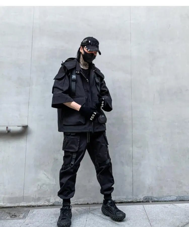 Techwear Streetwear Tactical Hooded Winter Jacket - ATLAS 1