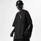 Techwear T-Shirt With Cape - ATLAS 1