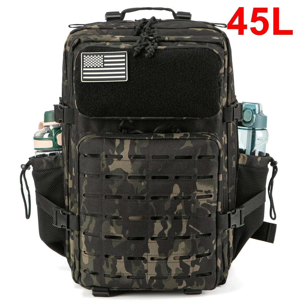 Techwear Tactical Backpack With Bottle Holder - ATLAS 1 - Techwear Store