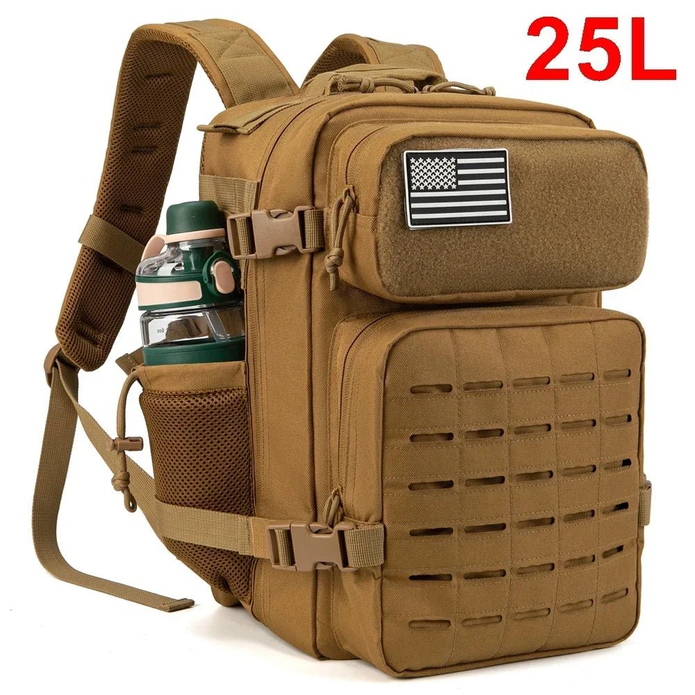 Techwear Tactical Backpack With Bottle Holder - ATLAS 1 - Techwear Store
