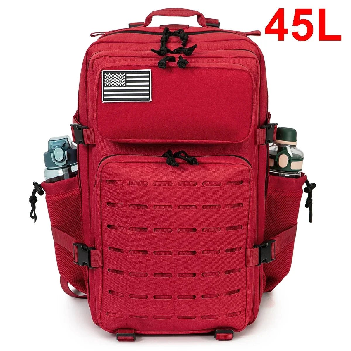 Techwear Tactical Backpack With Bottle Holder - ATLAS 1 - Techwear Store