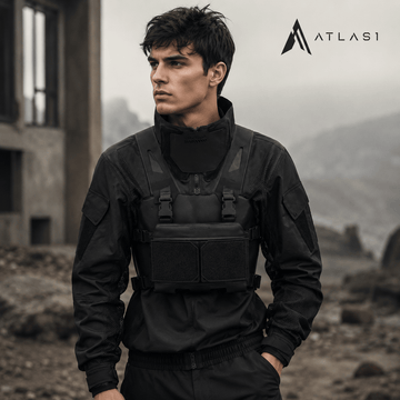 Techwear Tactical Combat Jacket with Mag Pouch - ATLAS 1