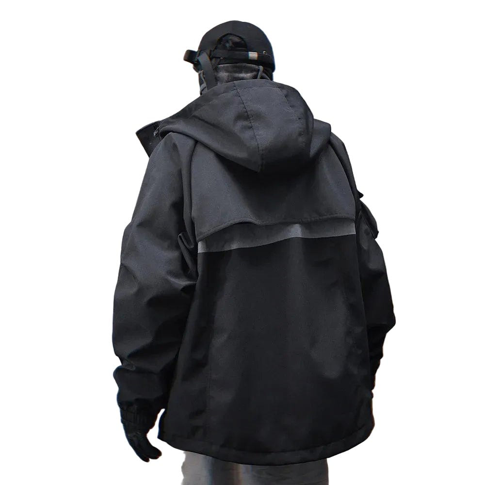 Techwear Tactical Hooded Windbreaker Street Jacket - ATLAS 1