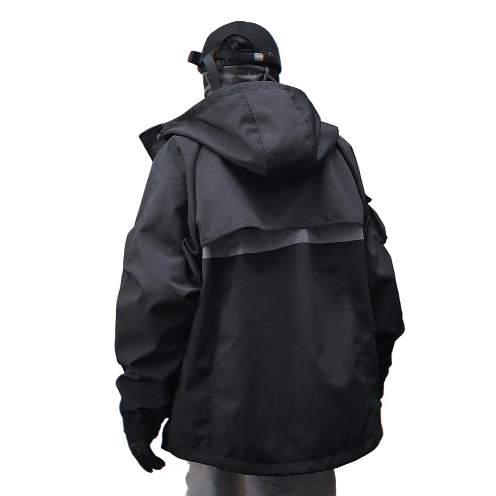 Techwear Tactical Hooded Windbreaker Street Jacket - ATLAS 1