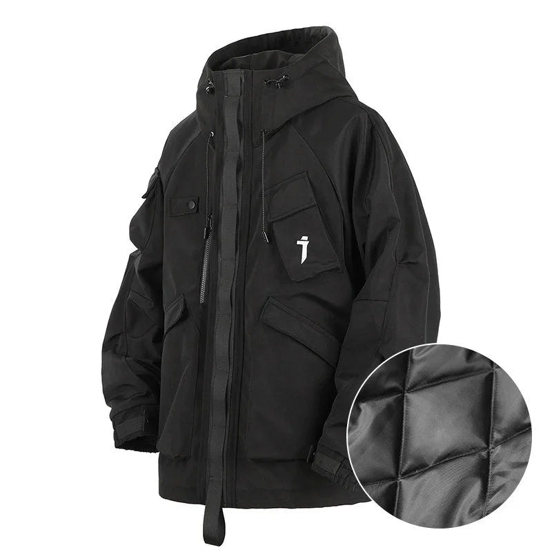 Techwear Tactical Hooded Windbreaker Street Jacket - ATLAS 1
