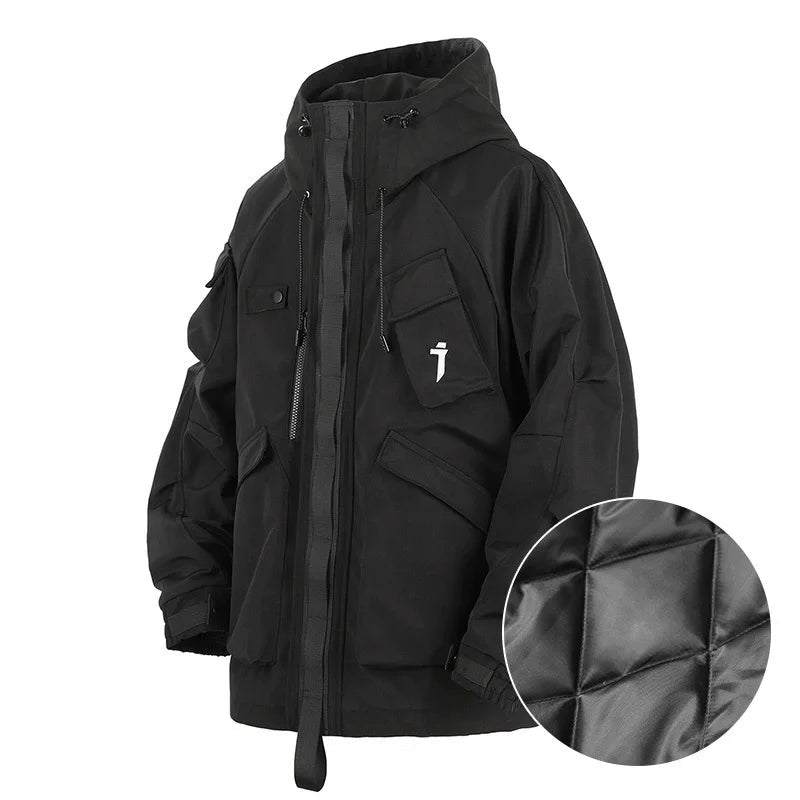 Techwear Tactical Hooded Windbreaker Street Jacket - ATLAS 1