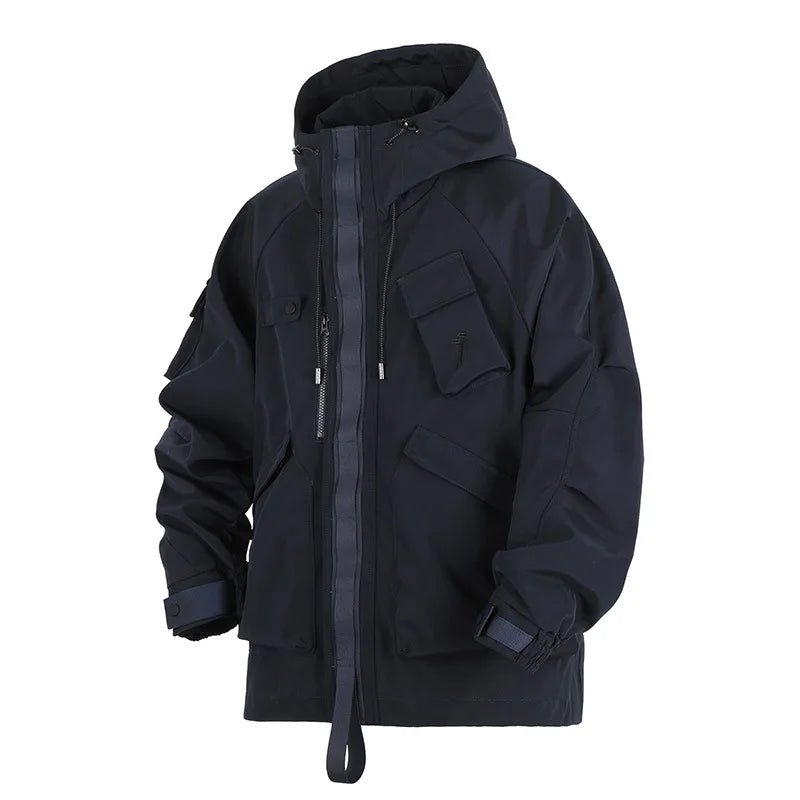 Techwear Tactical Hooded Windbreaker Street Jacket - ATLAS 1
