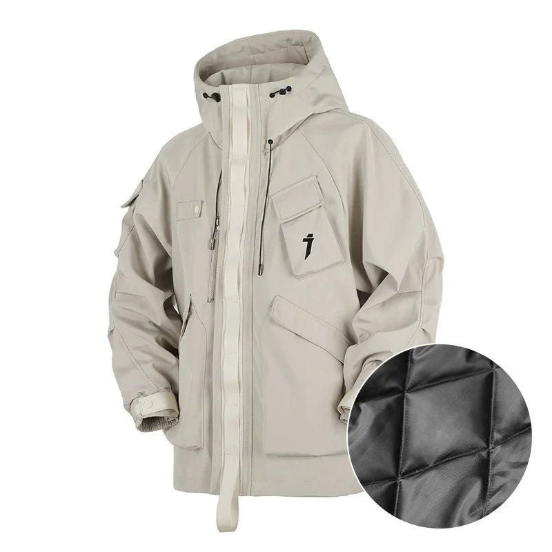 Techwear Tactical Hooded Windbreaker Street Jacket - ATLAS 1