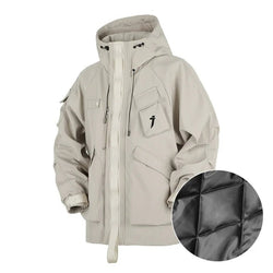 Techwear Tactical Hooded Windbreaker Street Jacket - ATLAS 1