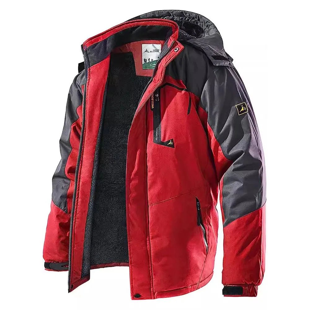 Techwear Winter Waterproof Fleece Parka Jacket - ATLAS 1 - Techwear Store