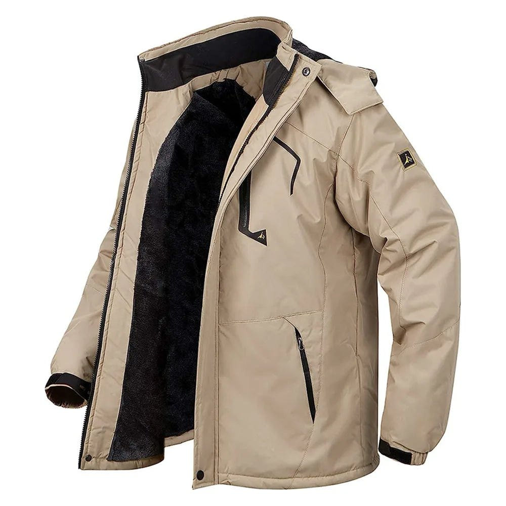Techwear Winter Waterproof Fleece Parka Jacket - ATLAS 1 - Techwear Store