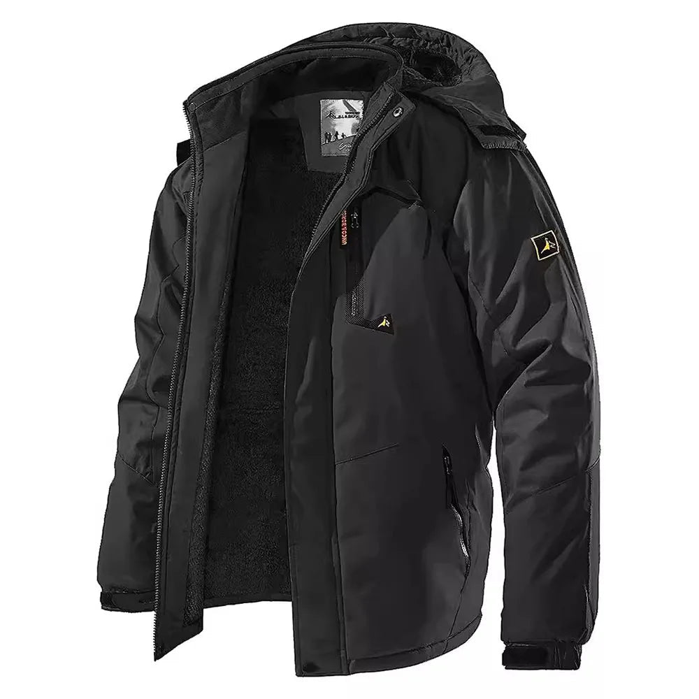 Techwear Winter Waterproof Fleece Parka Jacket - ATLAS 1 - Techwear Store