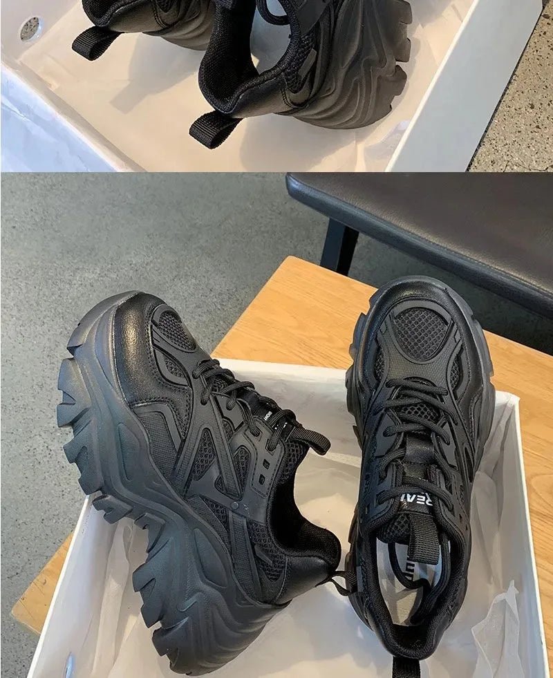 Techwear Women Platform Chunky Sneakers - ATLAS 1
