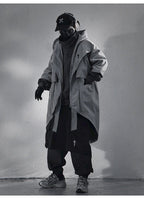 Teckwear Casual Hooded Long Street Trench - ATLAS 1